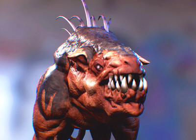 ue4次世代野兽怪物boss残暴凶残变异恶魔狼