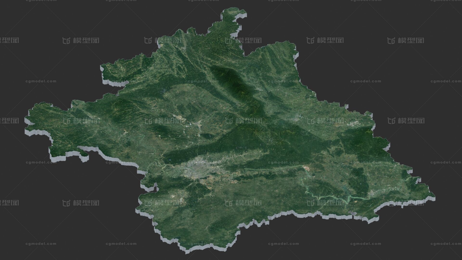 南宁 南宁模型 南宁地形 南宁3d模型 南宁山脉模型 南宁地图模型 广西