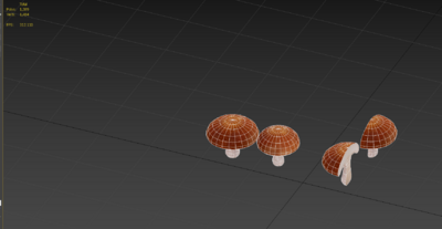 水果蔬菜 蘑菇模型-水果蔬菜模型库-3ds Max(.max)模型下载-cg模型网