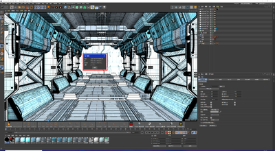 科技隧道 穿越隧道模型-科幻场景模型库-Cinema 4D(.c4d)模型下载-cg模型网