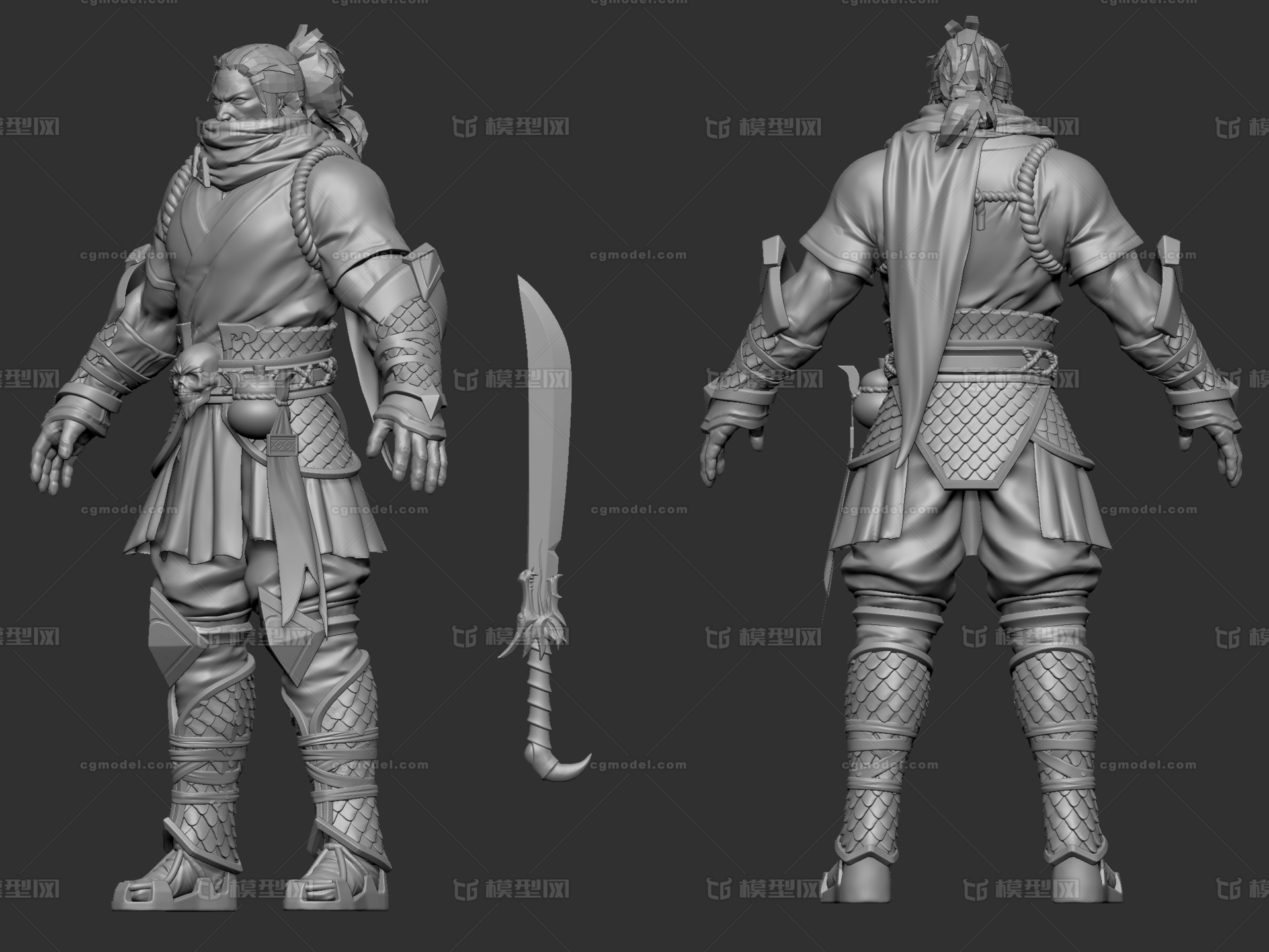 zb文件 3d打印模型-男人模型库-Zbrush(.ztl/.zbp)模型下载-cg模型网