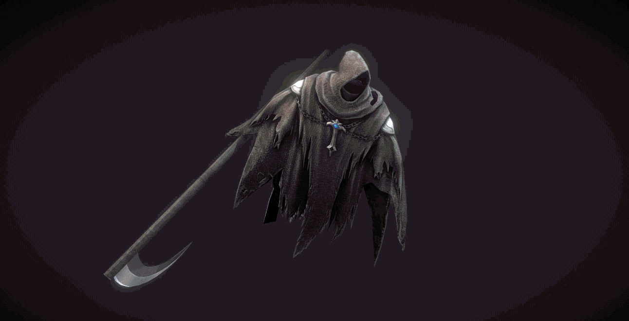 【带动画】死神 镰刀死神模型-异形怪物模型库-FBX(.fbx)模型下载-cg模型网