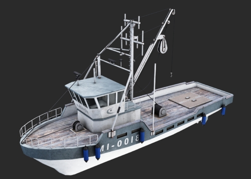 小型拖网渔船分水版图图片