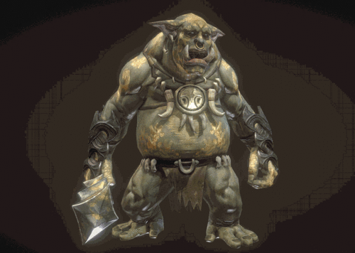 【带19种动画】兽人 哥布林 巨魔战士 獠牙怪 人形怪物 巨人 魔兽