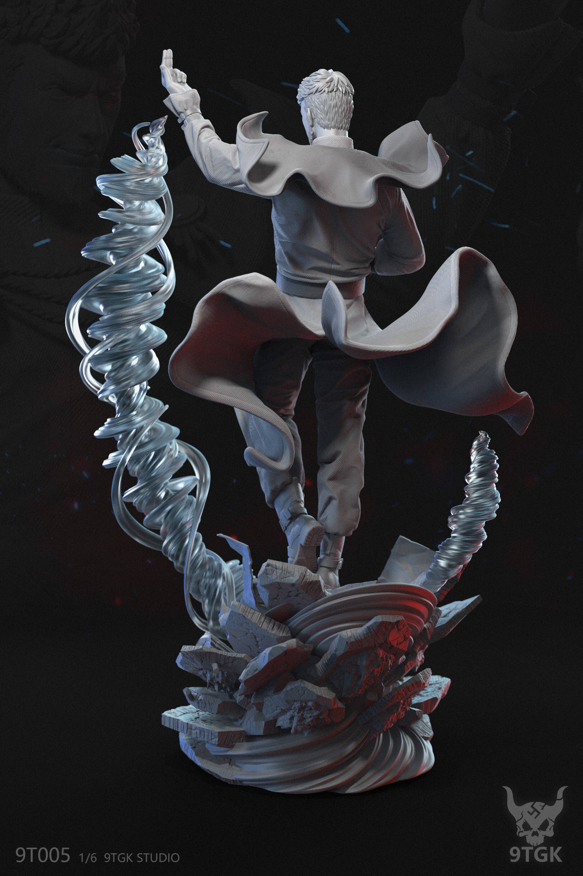 kof拳皇96 boss 暴风高尼茨_cg原型·伊般冷作品_游戏/影视/动画_cg模