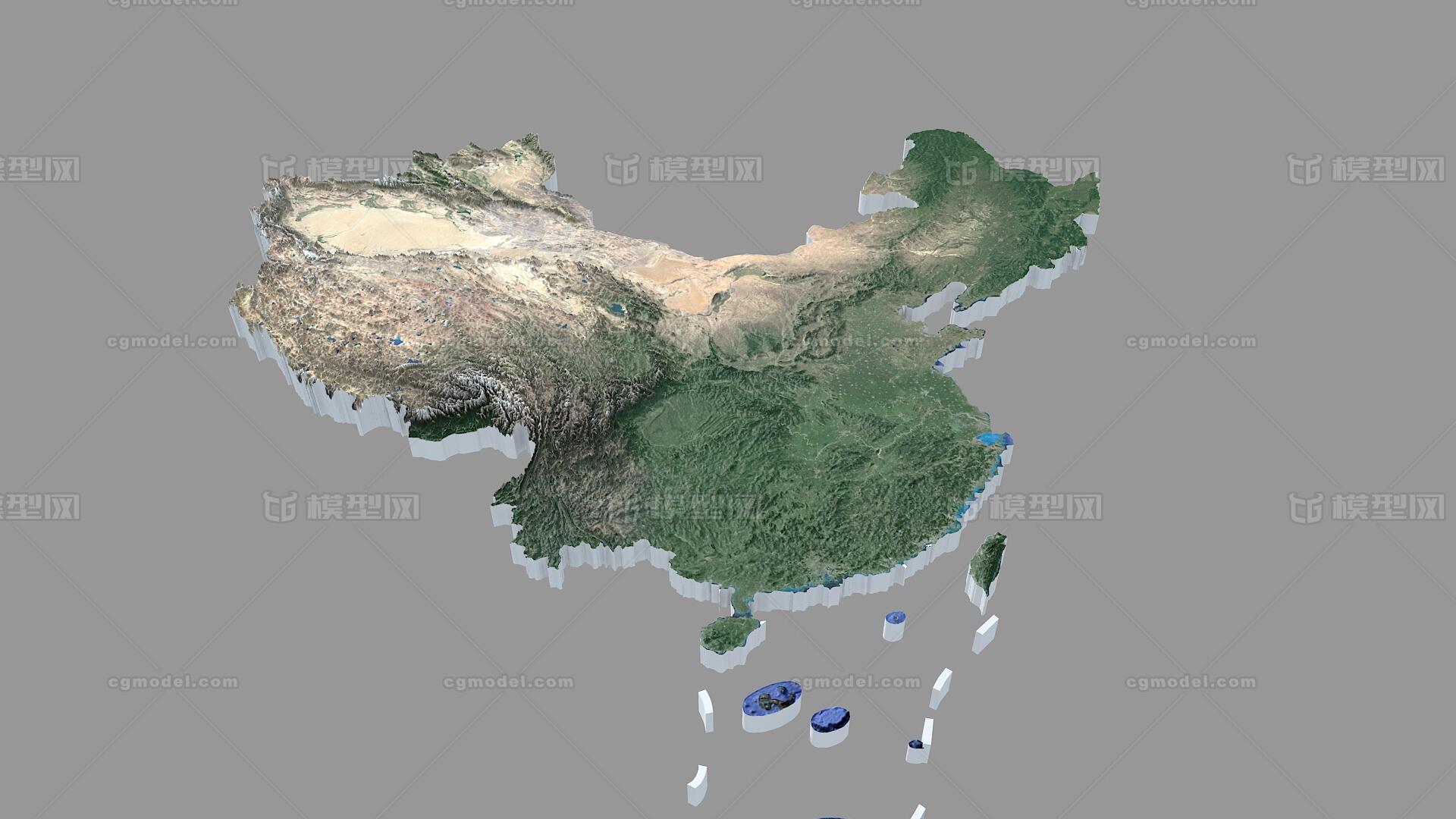 中国三维地图中国3d地图中国中国地图中国山脉中国地形图