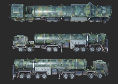 PBR 东风-31甲改模型-装甲车／坦克模型库-3ds Max(.max)模型下载-cg模型网