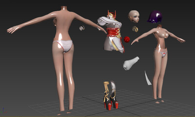 中秋国庆风格,中式风格传统服饰小姐姐,过膝靴,大长腿,恨天高