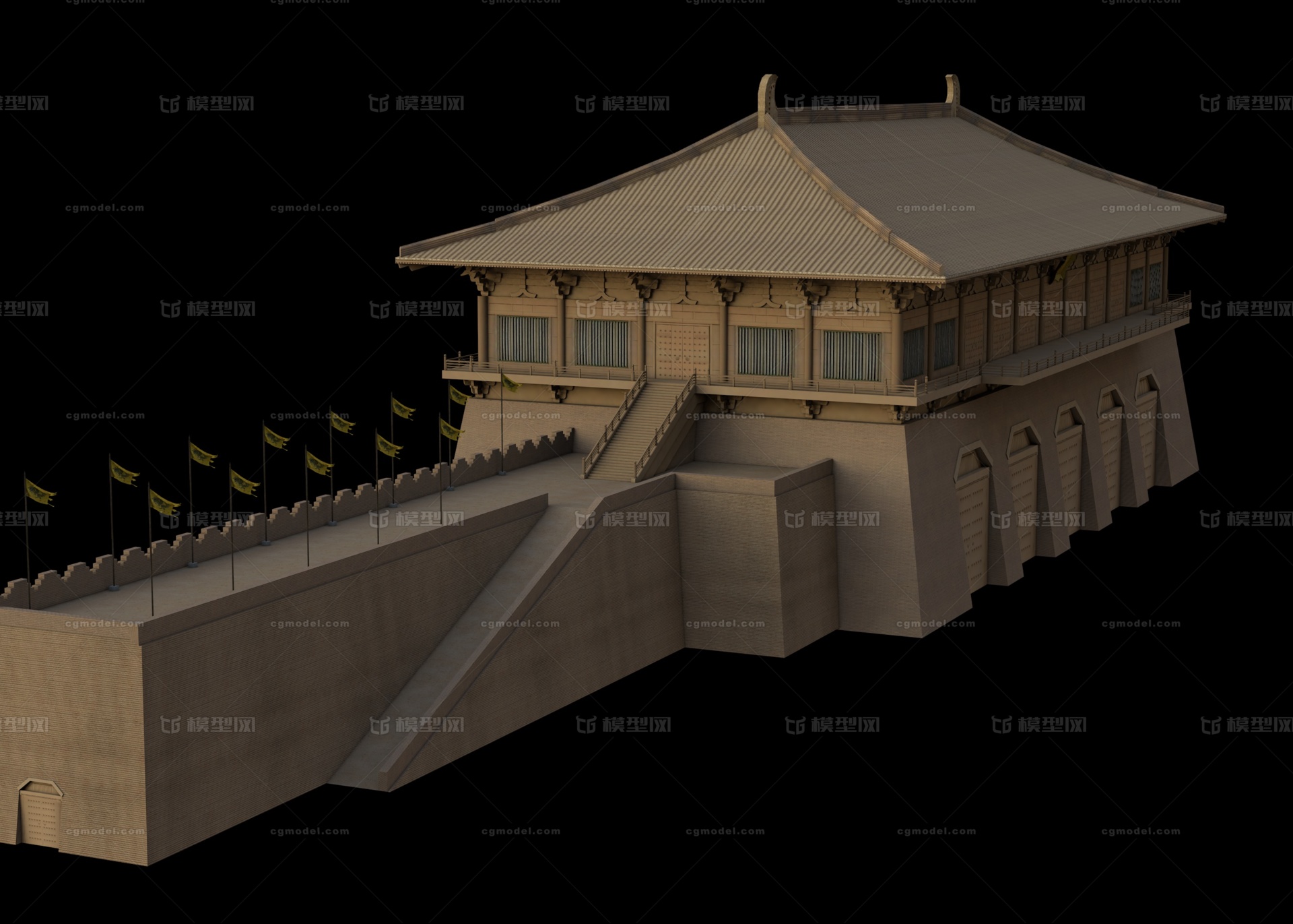 西安丹凤门大明宫南门