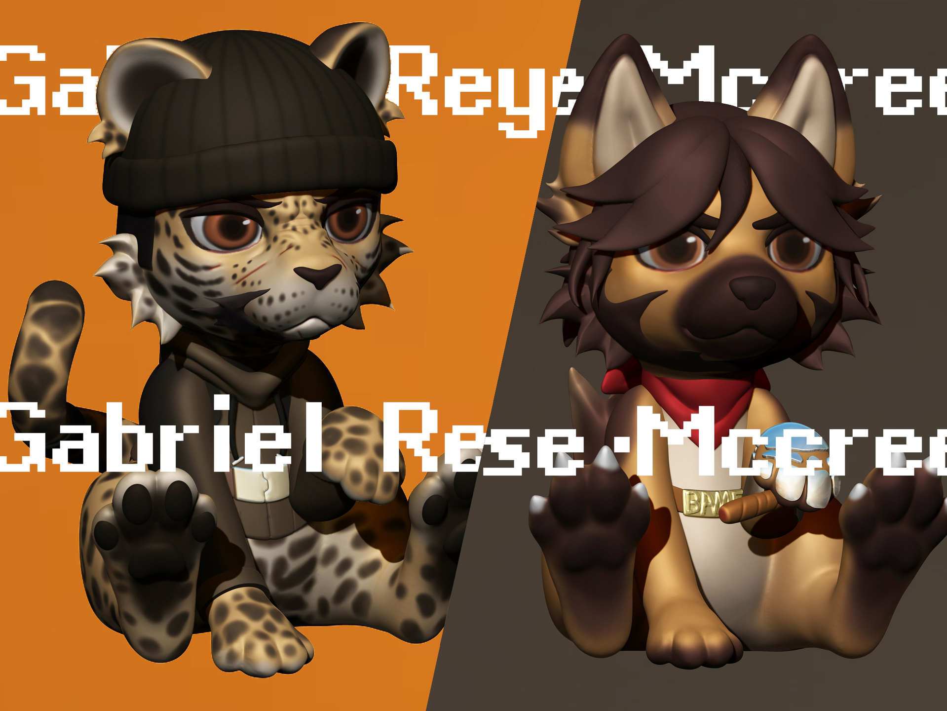 ow福瑞_猫毛毛毛作品_角色/人物/生物_cg模型网