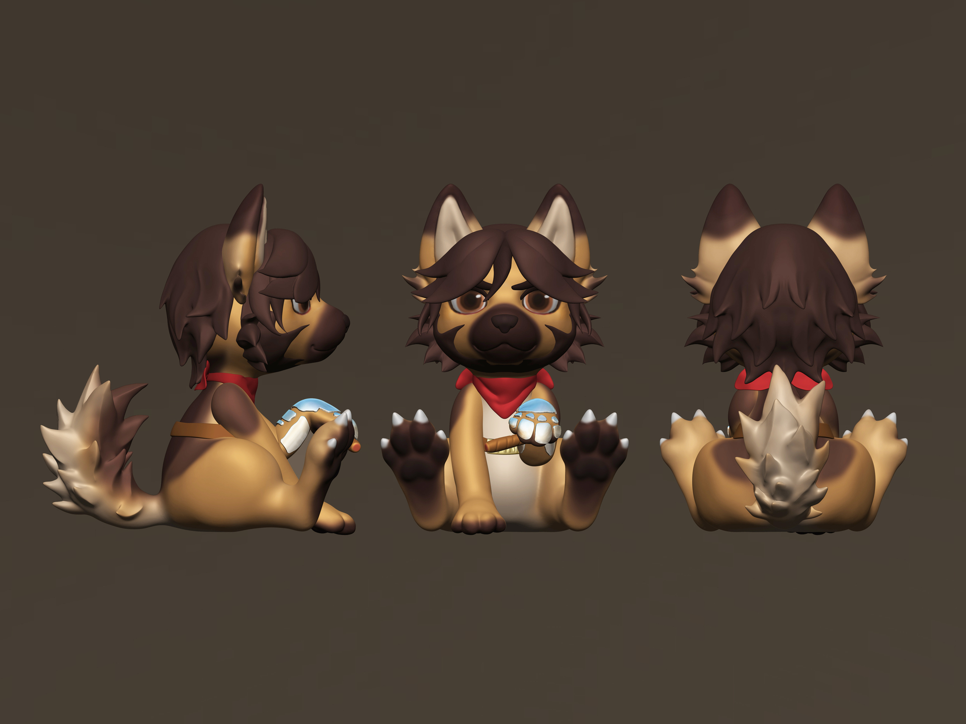 ow福瑞_猫毛毛毛作品_角色/人物/生物_cg模型网