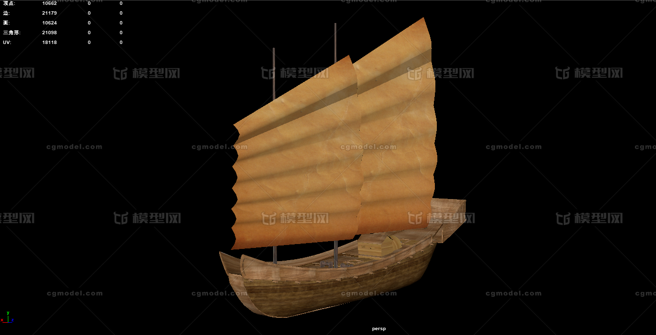 帆船 船模型-古代船/仿古船模型库-其他模型下载-cg模型网