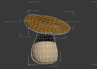 一个蘑菇的模型 很美味模型-真菌模型库-3ds Max(.max)模型下载-cg模型网
