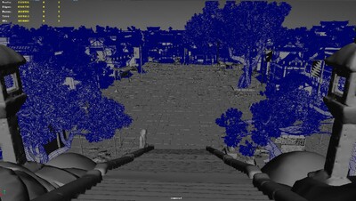 古镇街道 古代建筑模型-古代场景模型库-Maya(.ma/.mb)模型下载-cg模型网