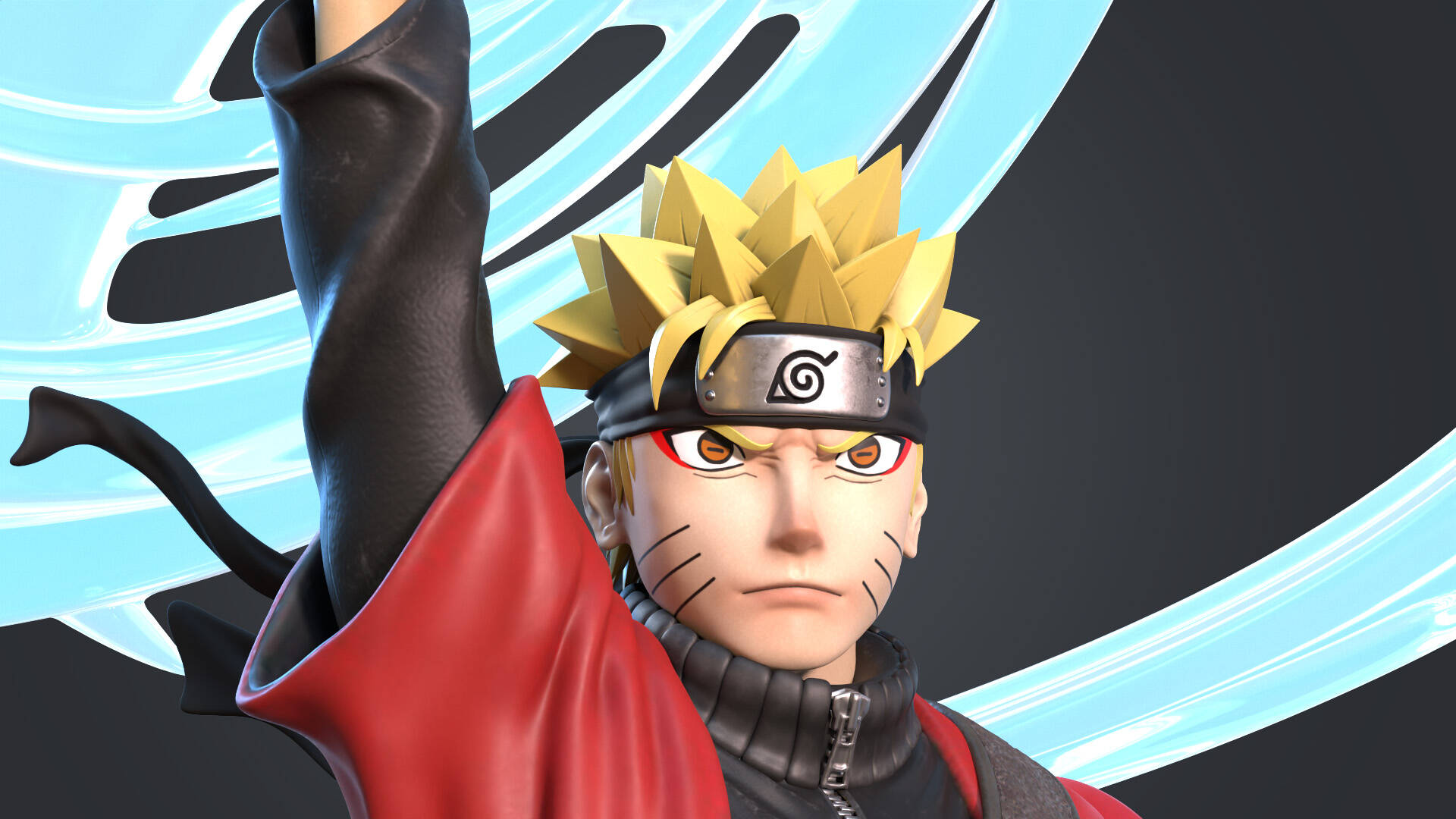 火影忍者--鸣人_细语熬情作品_角色/人物/生物_cg模型网