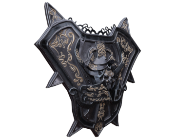 pbr 魔幻 骷髅 盾牌