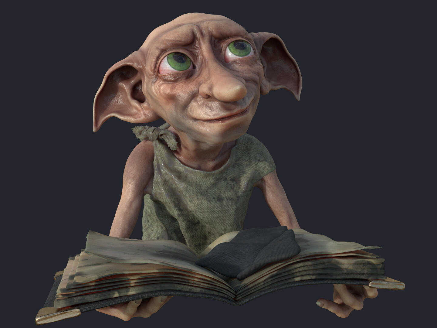 dobby is free~_gulingfeng作品_角色/人物/生物_cg模型网