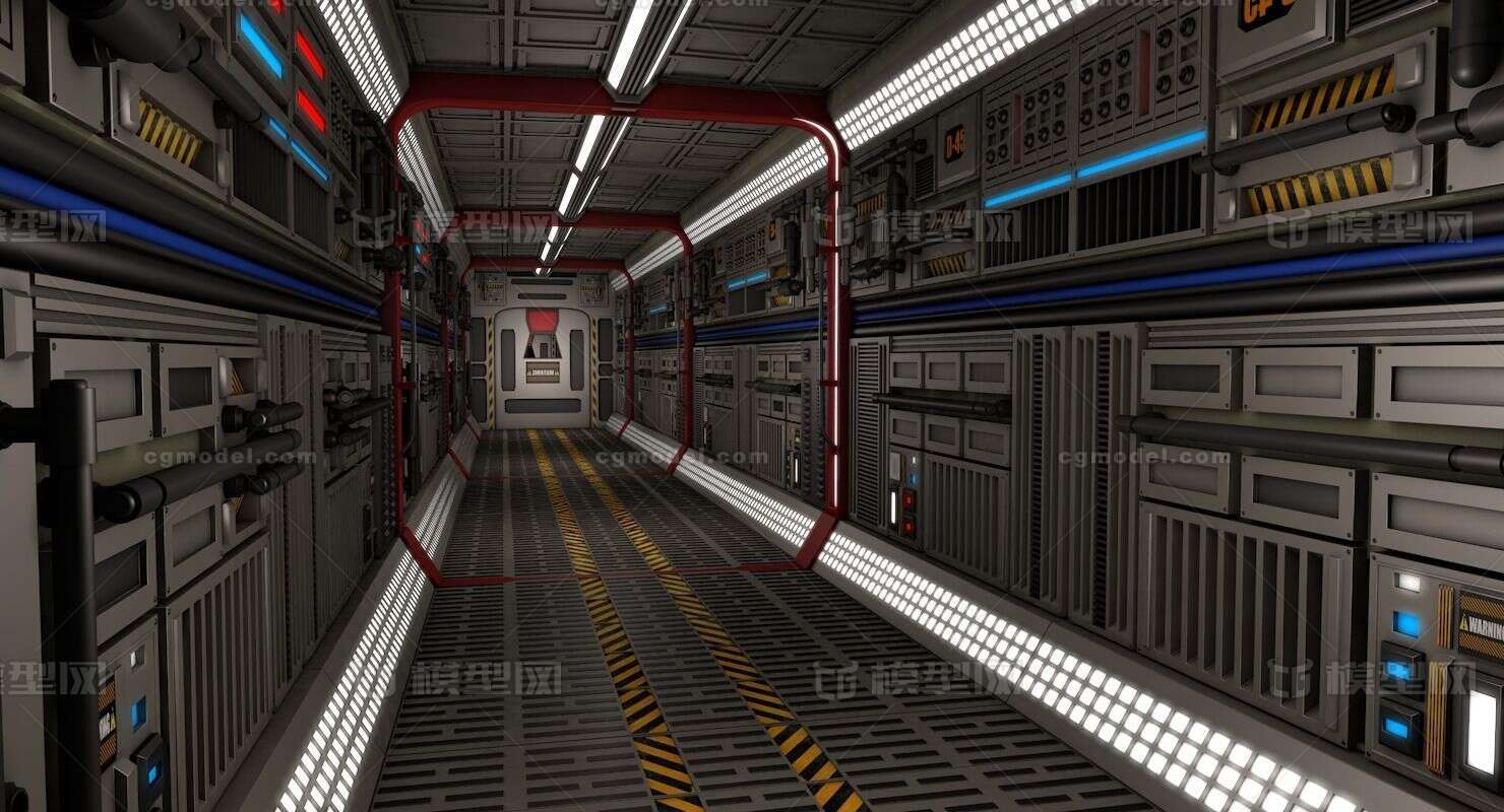 科技空间 科幻空间模型-科幻场景模型库-FBX(.fbx)模型下载-cg模型网