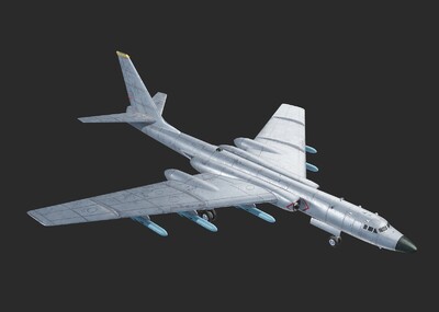 中国未来轰炸机CG图图片