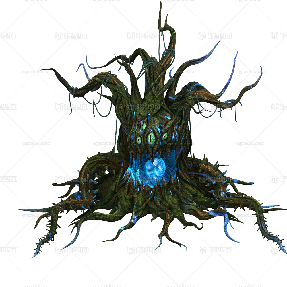 次世代树妖BOSS 千年树妖模型-树木模型库-3ds Max(.max)模型下载-cg模型网