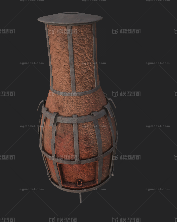 犁炉 炉子模型-其他模型库-Maya(.ma/.mb)模型下载-cg模型网