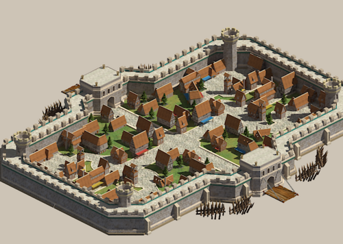 各种帐篷,军事帐篷,营寨帐篷,方形帐篷 _15623159966作品_场景古代