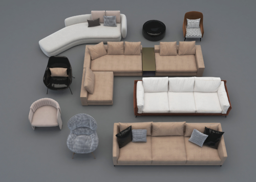 家具模型-3d模型库-cg模型网