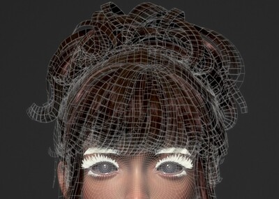 美型 女人头 女孩 次时代 cg(基础人头ml01)