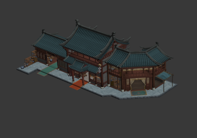 3D模型 写实模型-古代场景模型库-3ds Max(.max)模型下载-cg模型网