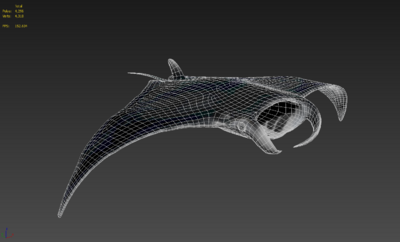 魔鬼鱼 海鱼模型-鱼类模型库-3ds Max(.max)模型下载-cg模型网