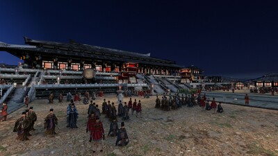 GDCJ-021汉朝夜景长安城宫殿未央宫_xhg0915@qq.com作品_场景古代场景_cg模型网