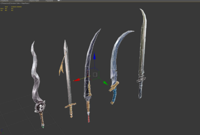 武器,半月剑,龙纹剑,银蛇剑,血饮剑,乌木剑,传奇武器,01