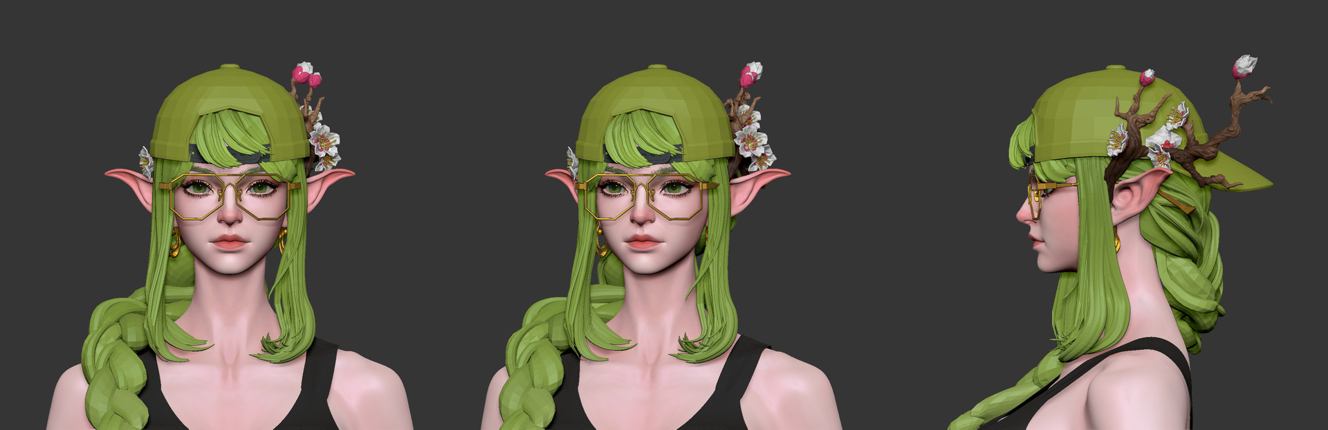 Elf tree模型 - 角色/人物/生物 - 作品模型 - CG模型网
