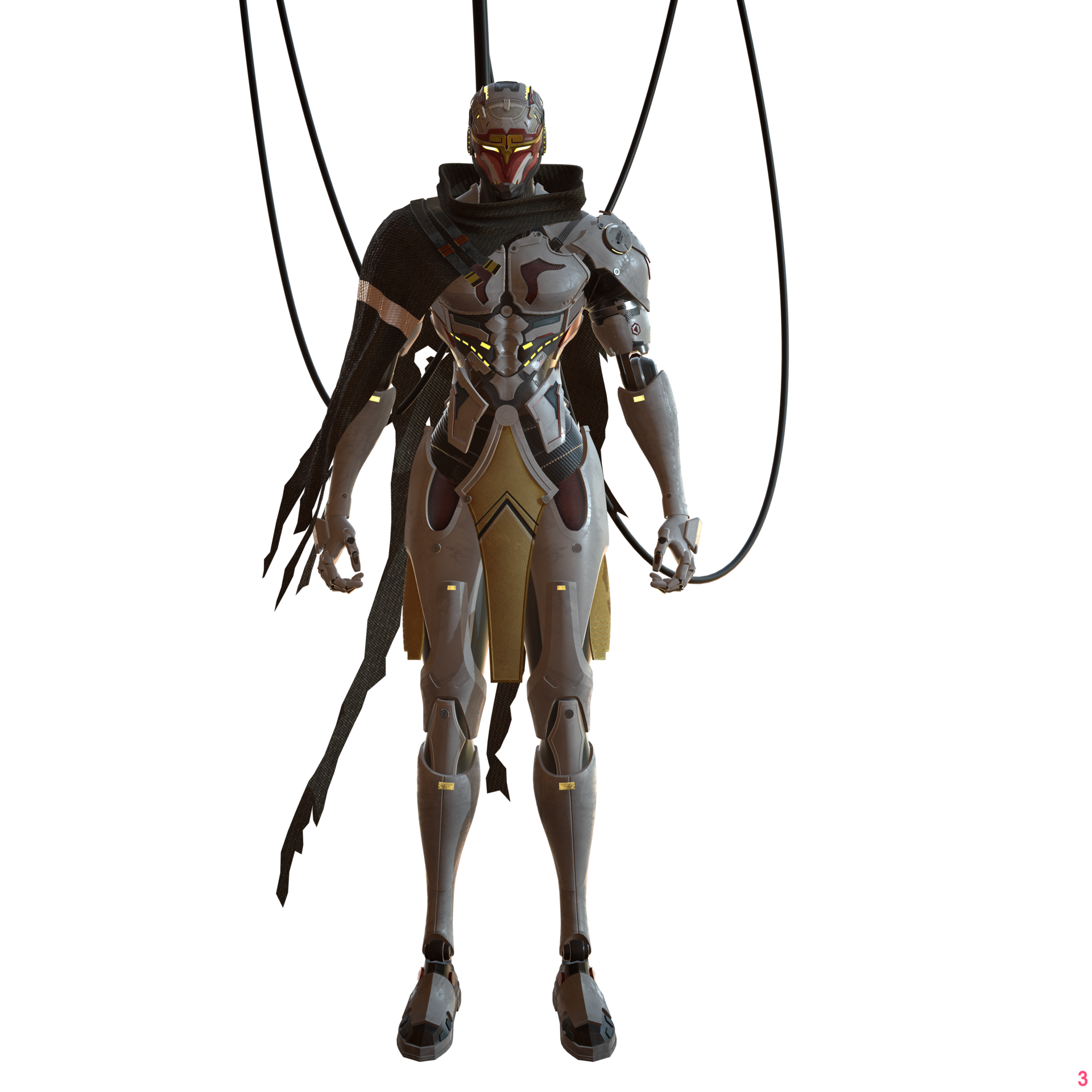 2021年年终总结机甲机械孙悟空