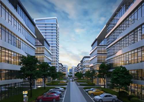 城市建筑  写字楼 建筑 高端写字楼 建筑园区 园区