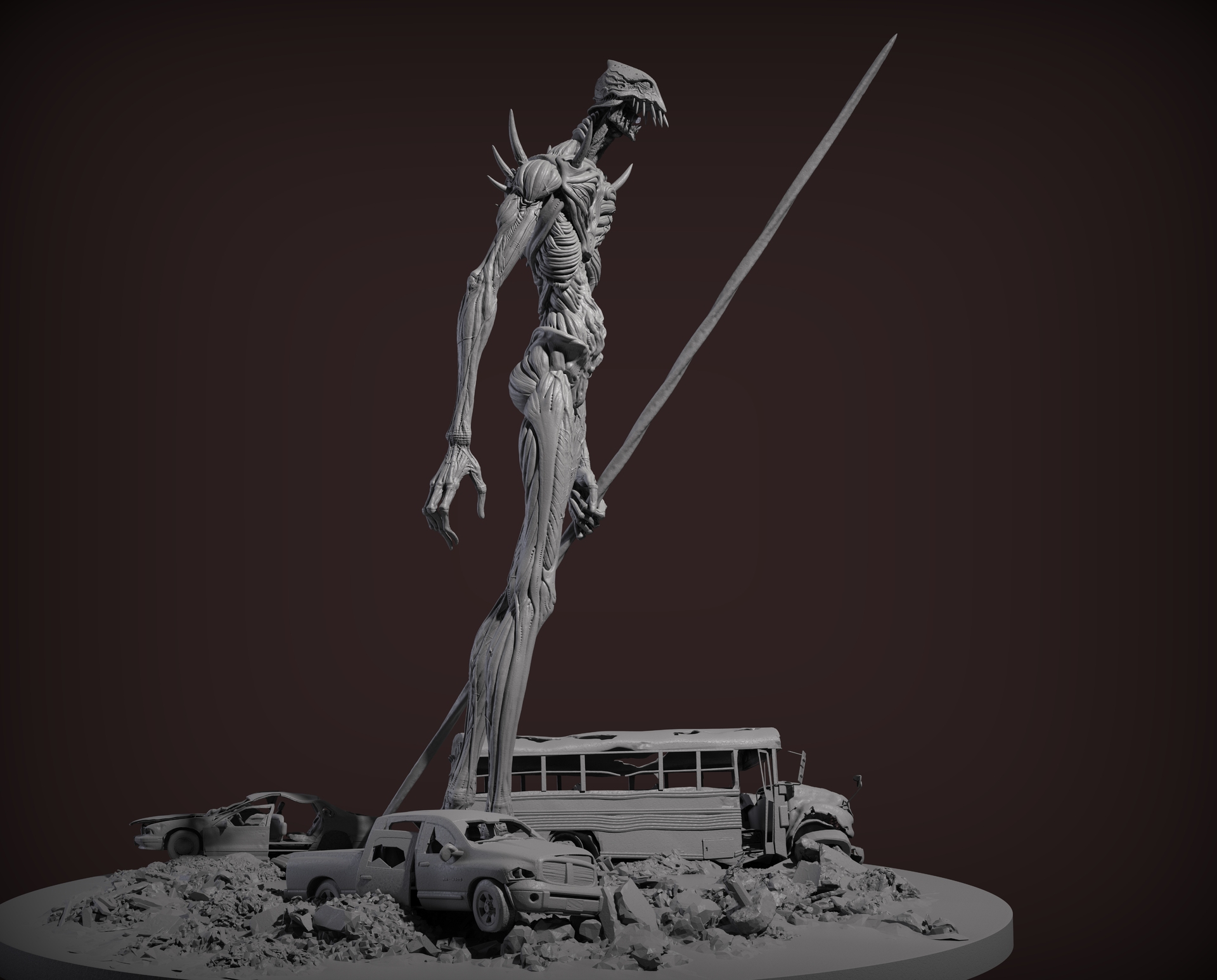 巨神兵模型 - 角色/人物/生物 - 作品模型 - CG模型网