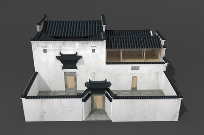 徽派建筑 安徽碧山宅居 徽州建筑 马头墙 小青瓦 徽州民居 传统建筑