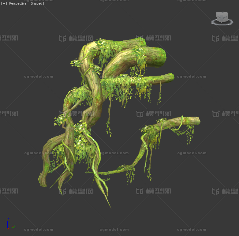 花草树木 树枝模型-树木模型库-3ds Max(.max)模型下载-cg模型网