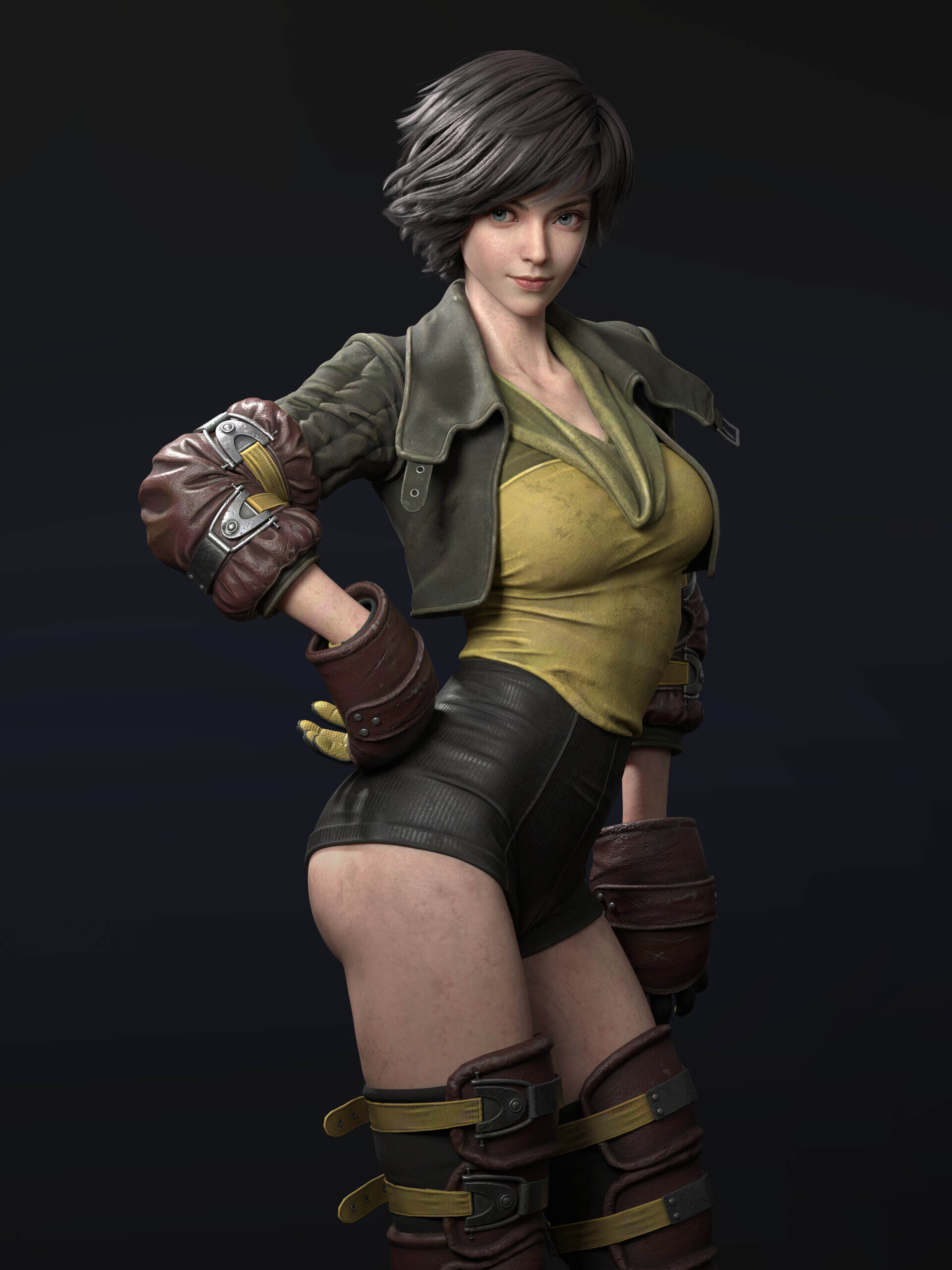 女性角色 建模作品_will89239622作品_角色/人物/生物_cg模型网