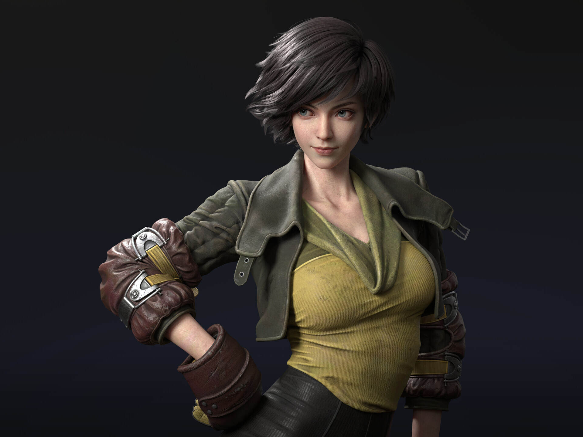 女性角色建模作品