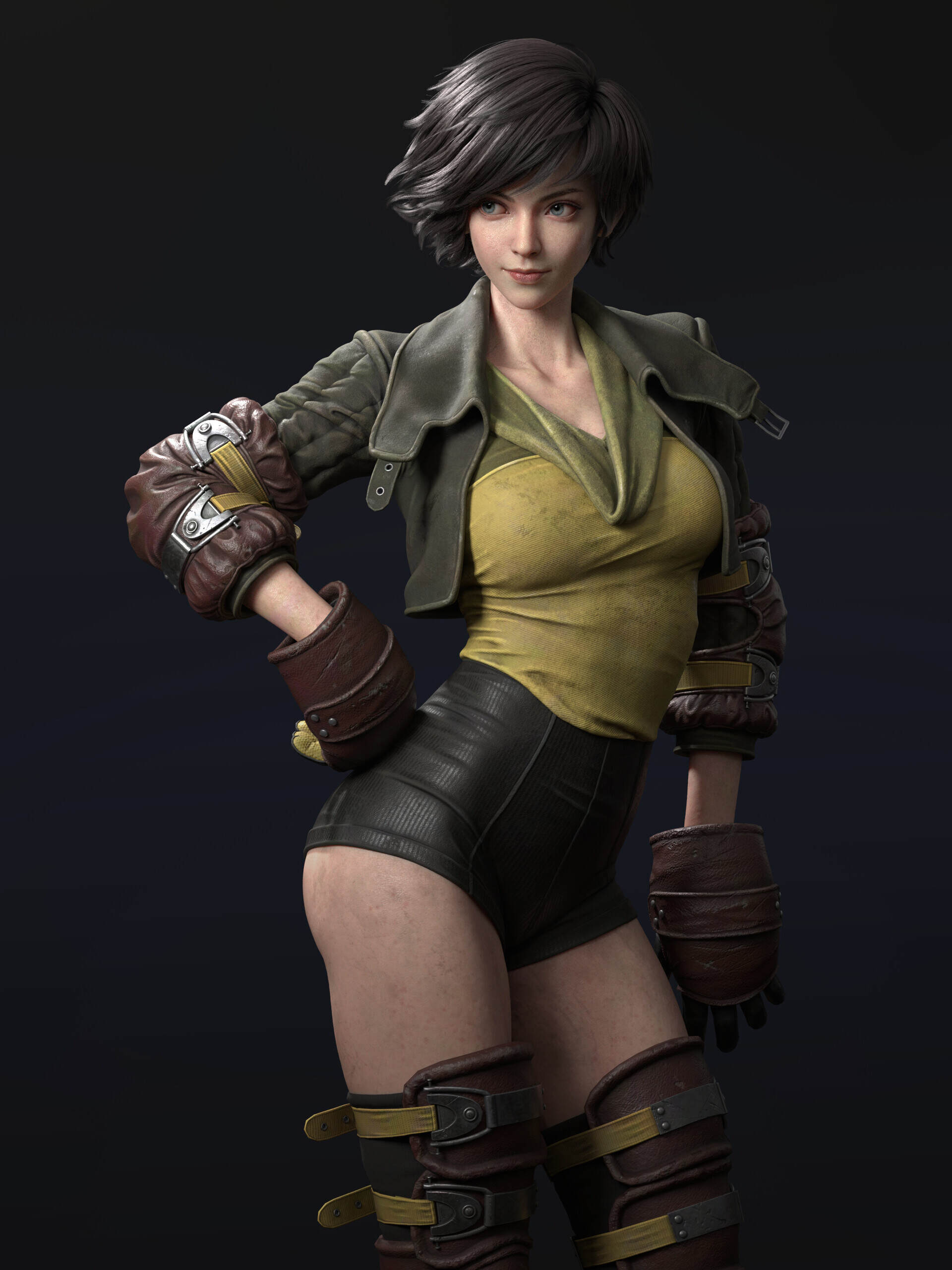 女性角色 建模作品_will89239622作品_角色/人物/生物_cg模型网