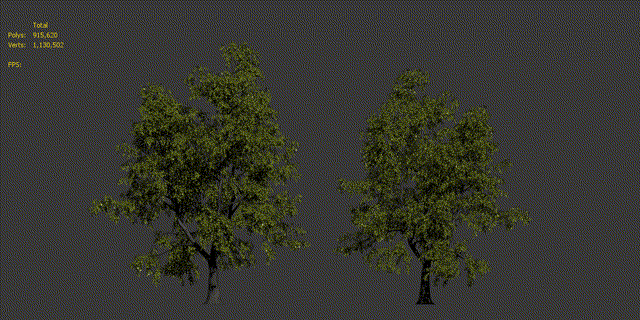 动态树 摇曳景观植物动树迎风飘舞模型-树木模型库-3ds Max(.max)模型下载-cg模型网