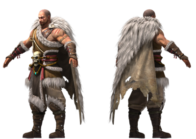 土匪,影视角色,刀斧手,帮众,古代人物,ue5角色,壮汉,西凉刀斧手,毛发