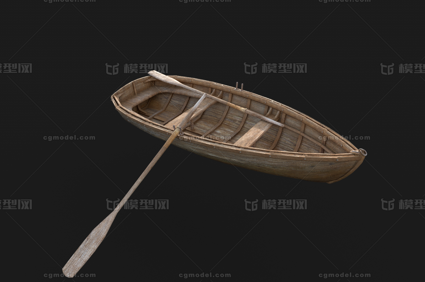 PBR 次时代模型-古代船/仿古船模型库-3ds Max(.max)模型下载-cg模型网