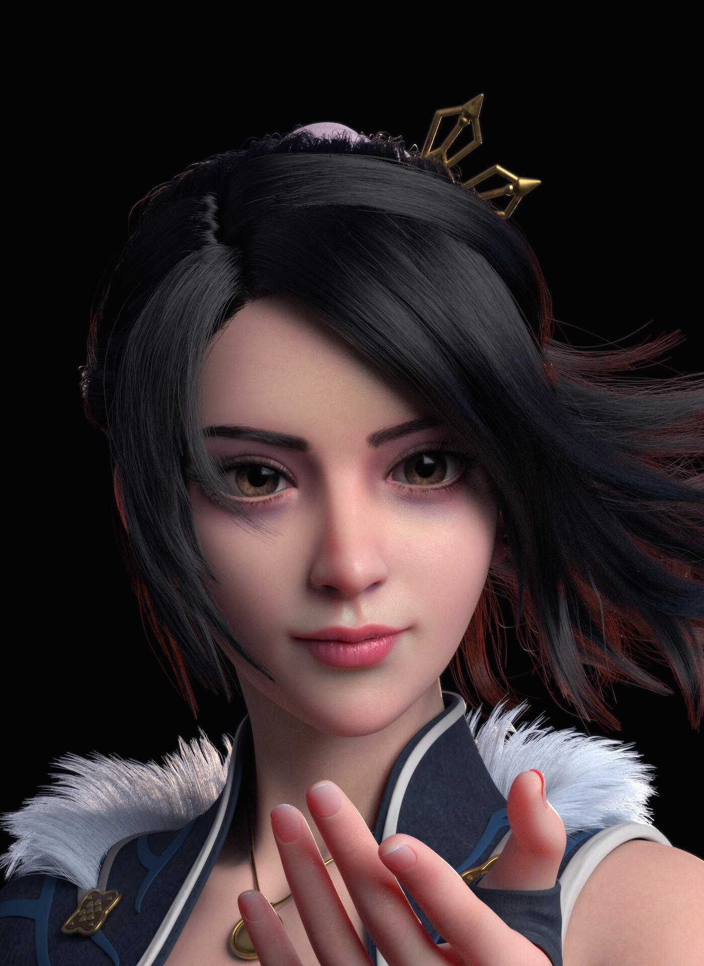 姬如雪_不灭之魂丶作品_角色/人物/生物_cg模型网