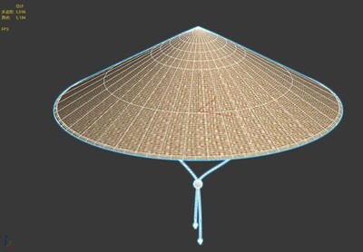 草帽 斗笠模型-穿戴服饰模型库-3ds Max(.max)模型下载-cg模型网