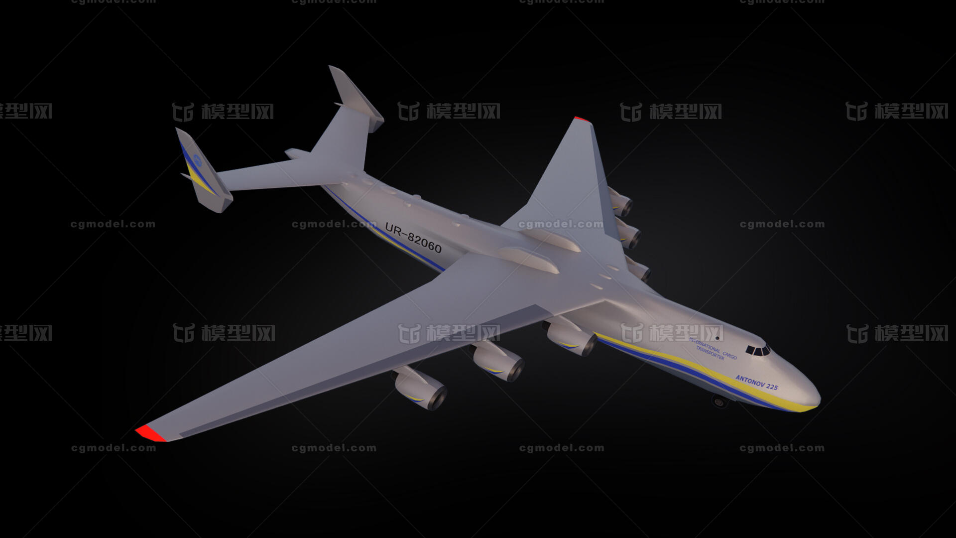 安-225运输机 An-225运输机模型-军用飞机模型库-FBX(.fbx)模型下载-cg模型网