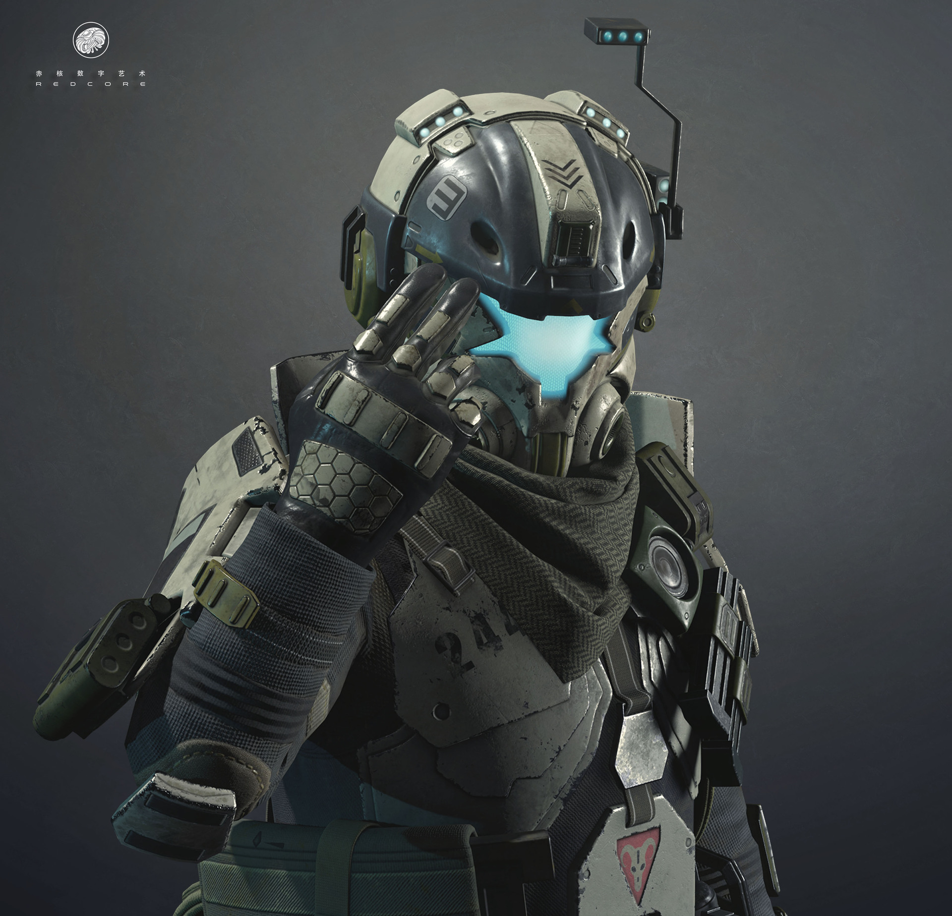 泰坦陨落,赤核班级小队次世代角色模型展示_赤核数字艺术作品_游戏