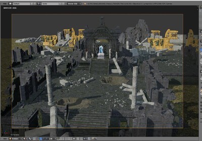 古建筑 古城模型-古代场景模型库-FBX(.fbx)模型下载-cg模型网
