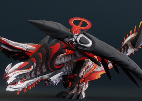 恐龙 翼龙 科幻外星龙 附送fbx-ob_孤恋snky作品_动物恐龙_cg模型网